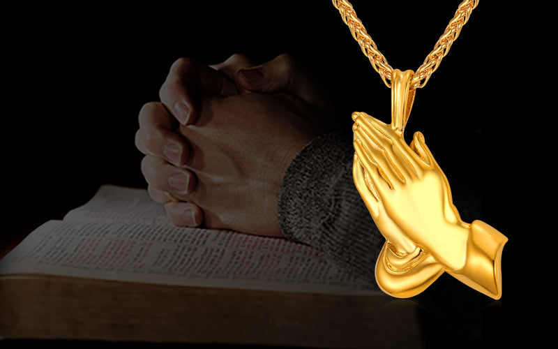 Blessed Pray Hands Pendant | Seven Rocks Jewellers