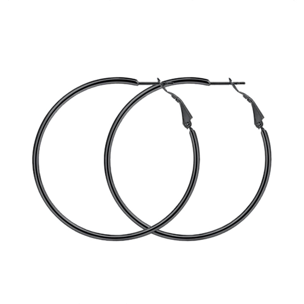 Round Hoop Earrings Statement Lightweight Oversized For Women 