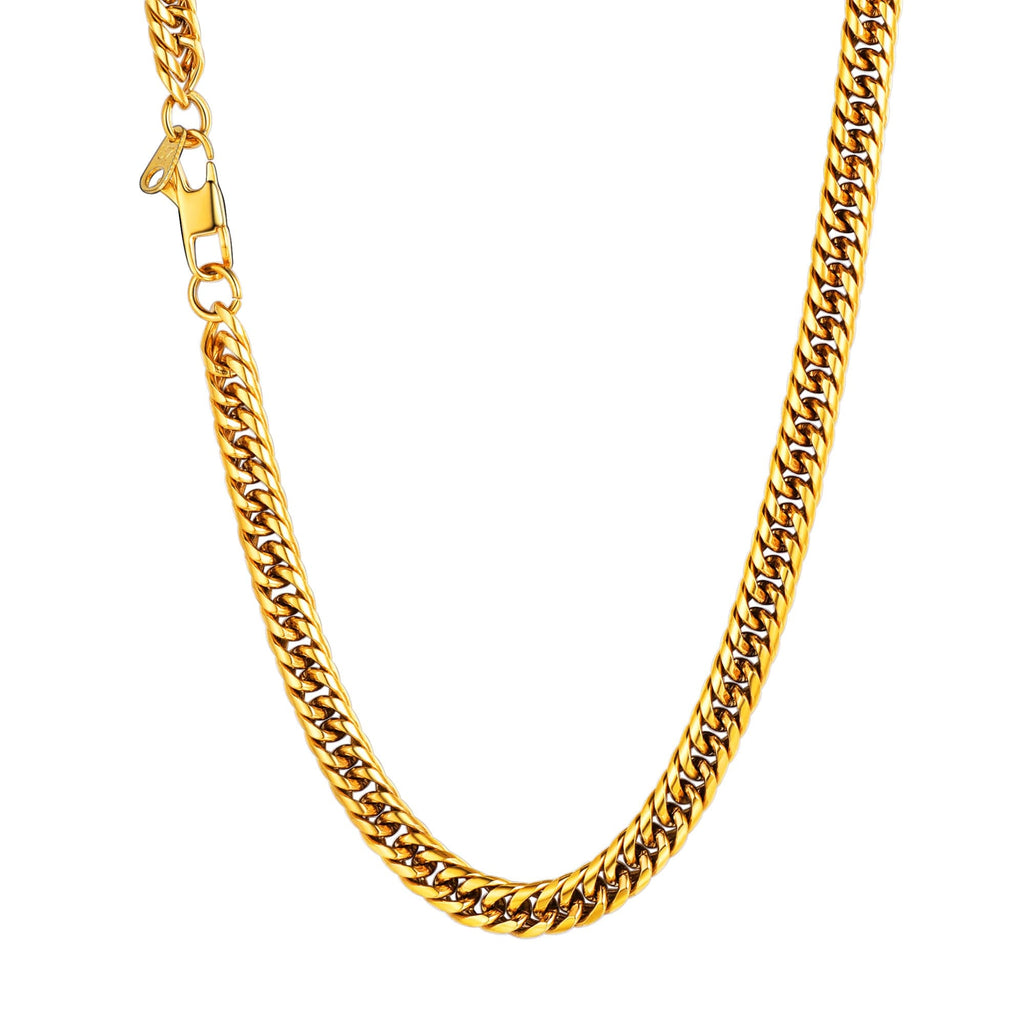 U7 Jewelry Miami Curb Chain Necklace Franco Chains for Men Women 