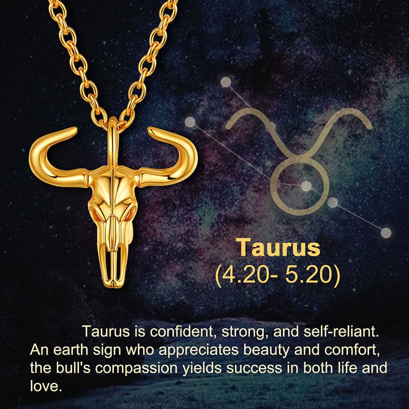 Gold Plated 12 Constellation Cancer Necklace Zodiac Astrology Jewelry 