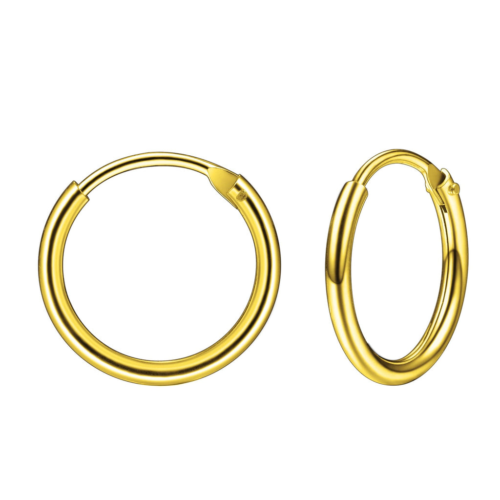 Hoop Earrings 925 Sterling Silver Hoops For Women 15mm/30mm/40mm/50mm/70mm 